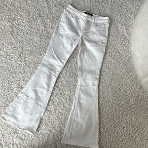 Hollister White Boot Cut Jeans Classic Style